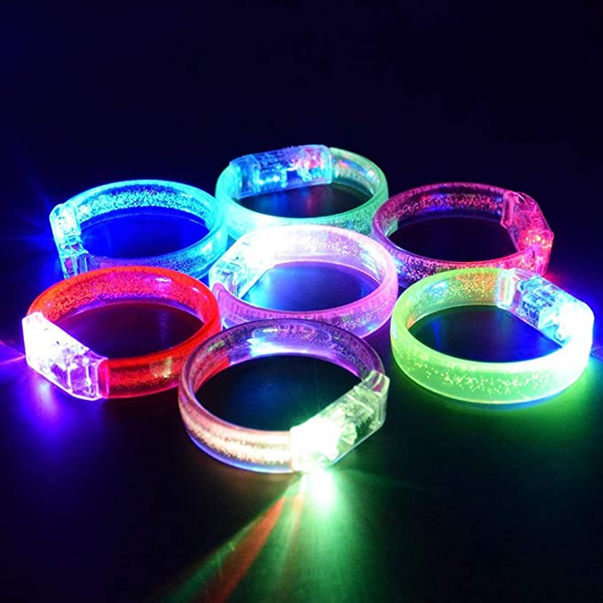 Photo 1 of light up bracelets, 24 pack