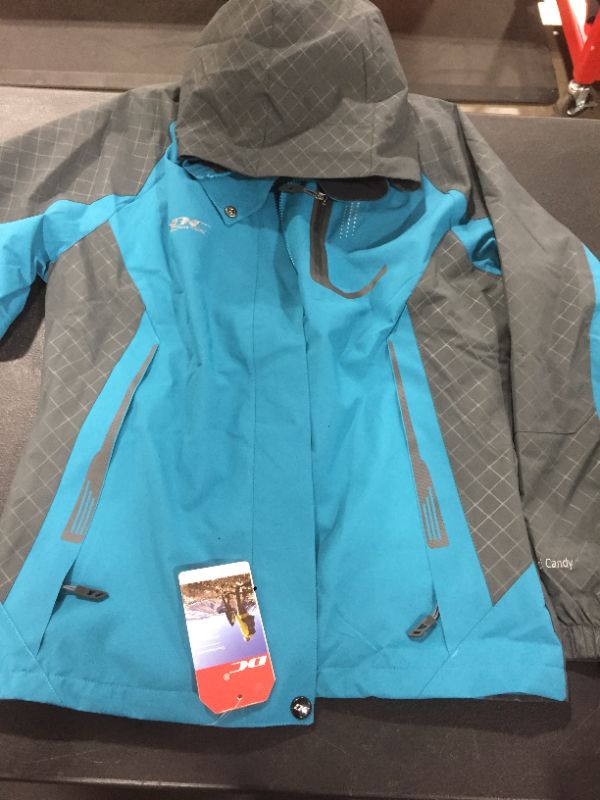 Photo 2 of Diamond Candy Women's Rain Jacket Waterproof with Hood Lightweight Hiking Coat
