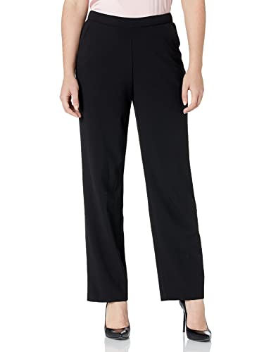 Photo 1 of Briggs New York Women's Size Pull on Dress Pant Average Length & Short Length, Black, 18 Tall
