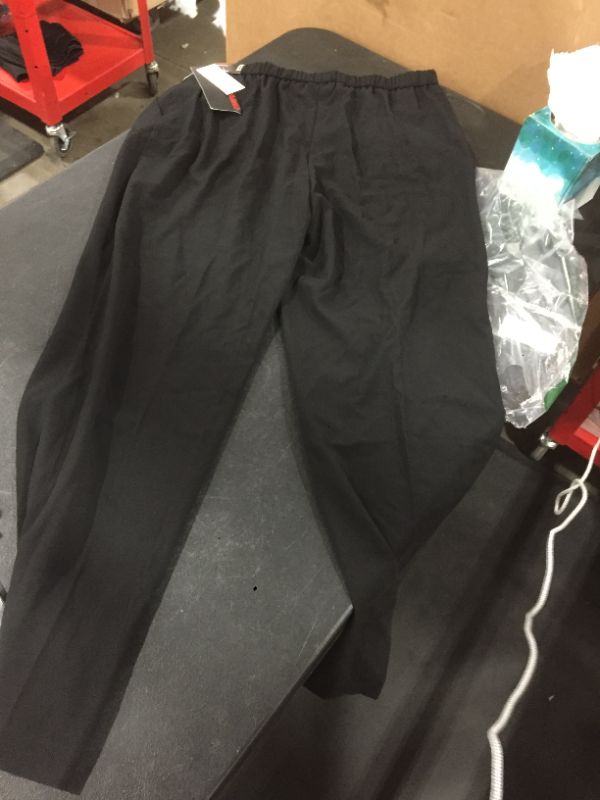 Photo 2 of Briggs New York Women's Size Pull on Dress Pant Average Length & Short Length, Black, 18 Tall
