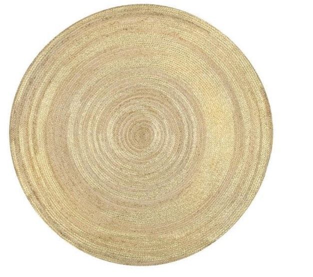 Photo 1 of  Casual Jute Gold 6 ft. Round Rug