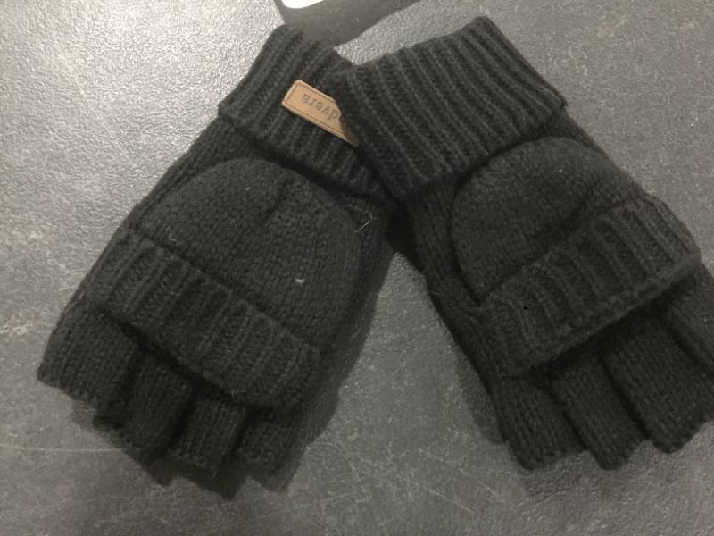 Photo 1 of HEAT FACTORY FLEECE LINED WOOL GLOVES ONE SIZE