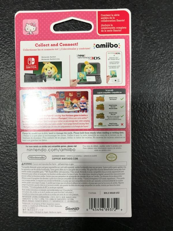 Photo 4 of Nintendo Amiibo Animal Crossing New Horizon Sanrio Collaboration Exclusive Pack!!!
