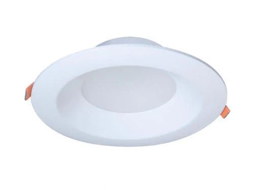 Photo 1 of 4pk Halo LT6 Series 6 in. Selectable CCT (3000K-5000K) Canless Integrated LED White Recessed Light Trim, Direct Mount, Dimmable