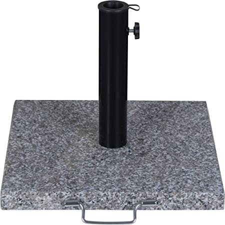 Photo 1 of Bond Manufacturing 39012A 42lb Granite Umbrella Base, Brown/Gray
