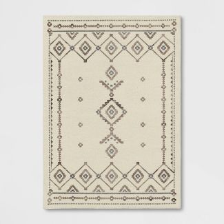 Photo 1 of Broadway Diamond Border Rug - Threshold™ 60*84in

