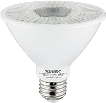 Sunlite 80945-SU LED PAR30 Short Neck Light Bulb, Dimmable, Energy Star ...