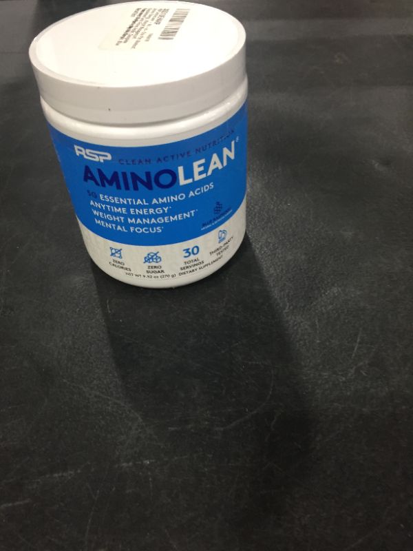 Photo 2 of AminoLean Pre Workout Powder, Amino Energy & Weight Management with BCAA Amino Acids & Natural Caffeine, Preworkout Boost for Men & Women, 30 Serv BB 11/1022
