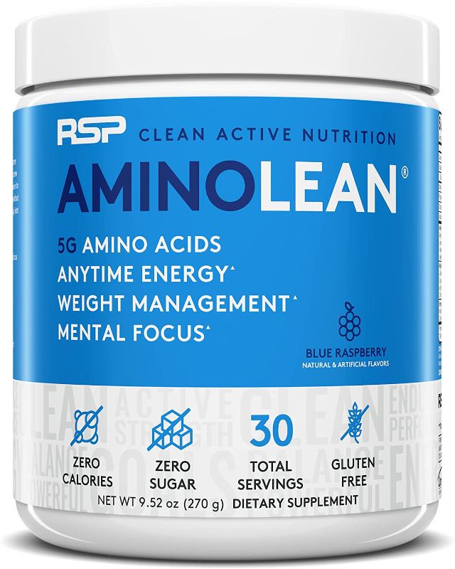 Photo 1 of AminoLean Pre Workout Powder, Amino Energy & Weight Management with BCAA Amino Acids & Natural Caffeine, Preworkout Boost for Men & Women, 30 Serv BB 11/1022
