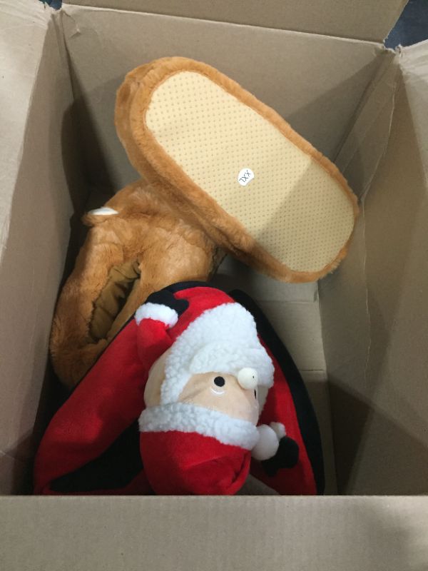 Photo 1 of MISC SLIPPERS BOX LOT
VARIOUS SIZES
SOLD AS IS 