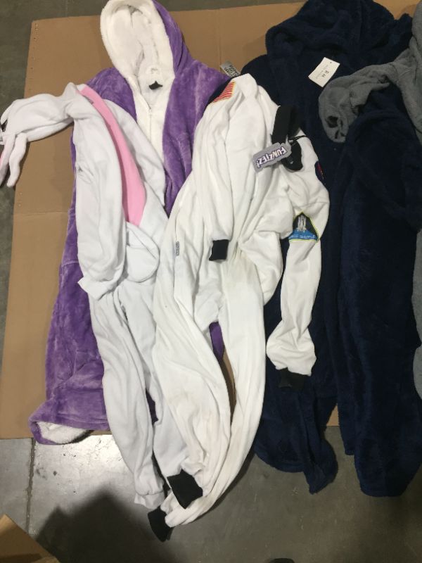 Photo 1 of MISC ROBES/ONESIES
SOLD AS IS 
VARIOUS SIZES