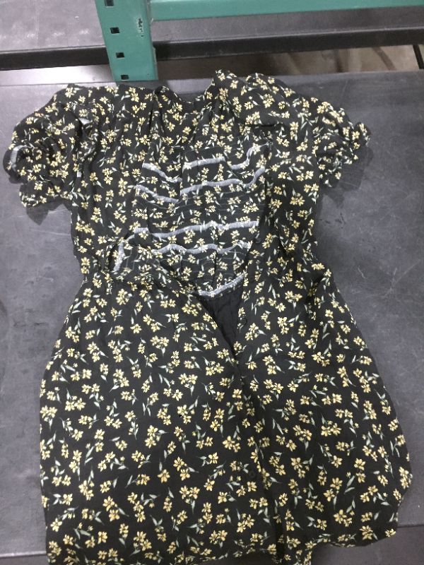 Photo 1 of Flamingo Beach V-Neck Bubble Sleeve A-Shape Dress
SIZE M