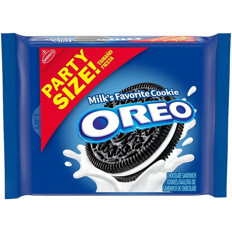 Photo 1 of 3 PACKS OF OREOS 
PARTY SIZE\BEST BY APRIL 20 2022