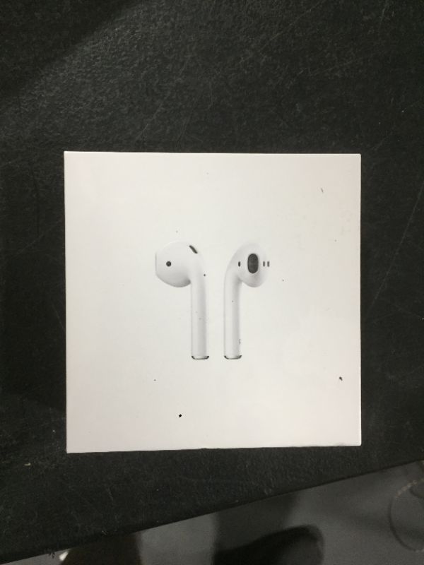 Photo 2 of Apple AirPods (2nd Generation) MV7N2AM/a with Charging Case - Stereo - Wireless - Bluetooth - Earbud - Binaural - in-ear
