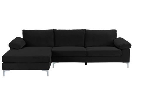 Photo 1 of AMANDA MODERN VELVET LARGE SECTIONAL SOFA
