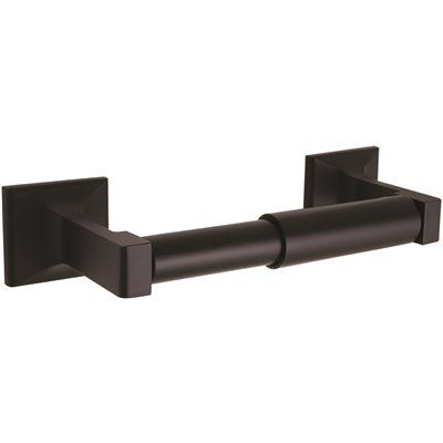 Photo 1 of Design House Millbridge Wall Mounted Toilet Paper Roll Holder in Matte Black
