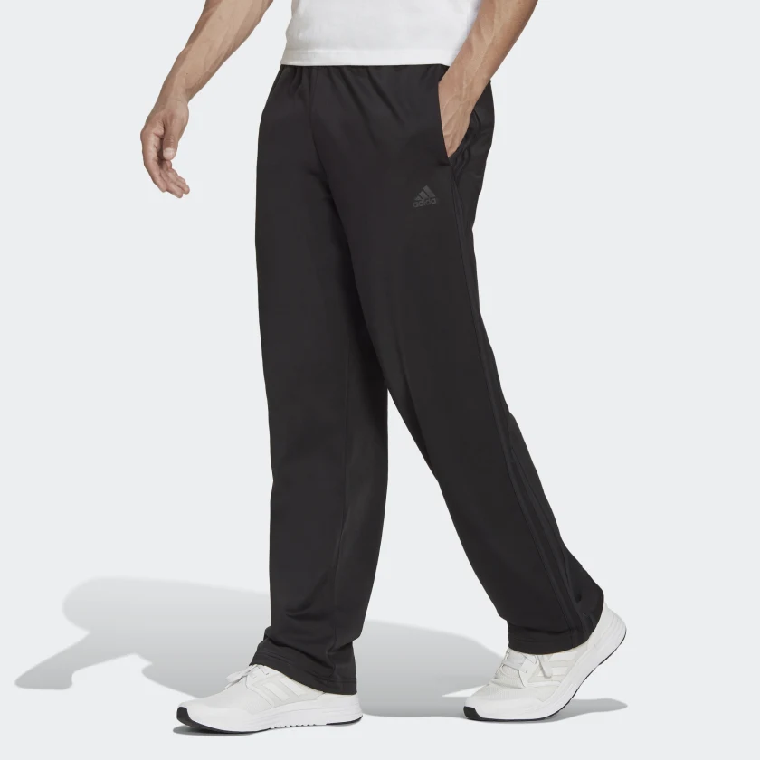 Photo 1 of PRIMEGREEN ESSENTIALS WARM-UP OPEN HEM 3-STRIPES TRACK PANTS (XL)