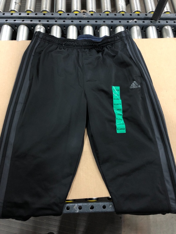 Photo 2 of PRIMEGREEN ESSENTIALS WARM-UP OPEN HEM 3-STRIPES TRACK PANTS (XL)