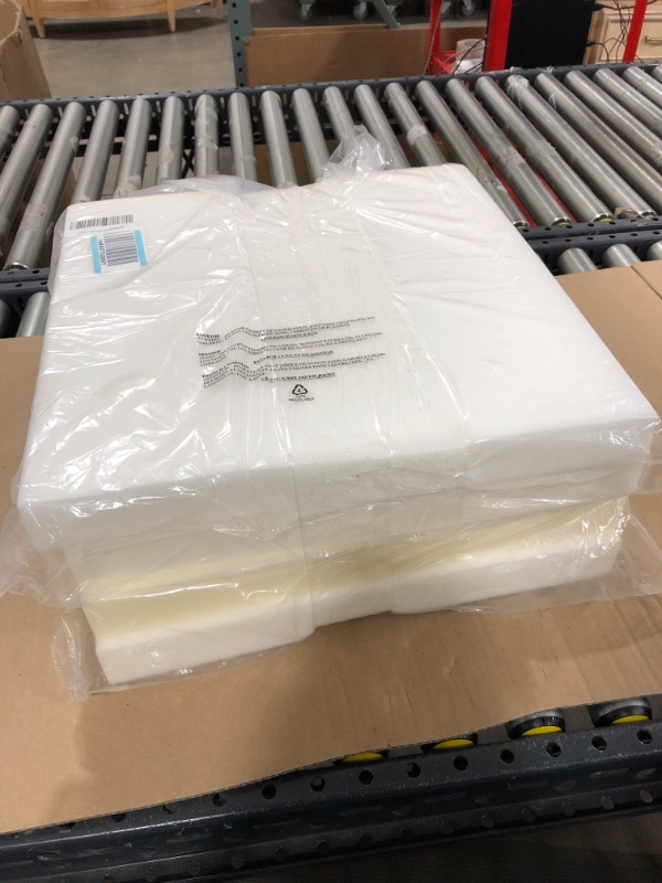 Photo 2 of  4-Pack White Polyurethane Foam Cushion Inserts; Square 18 x 18