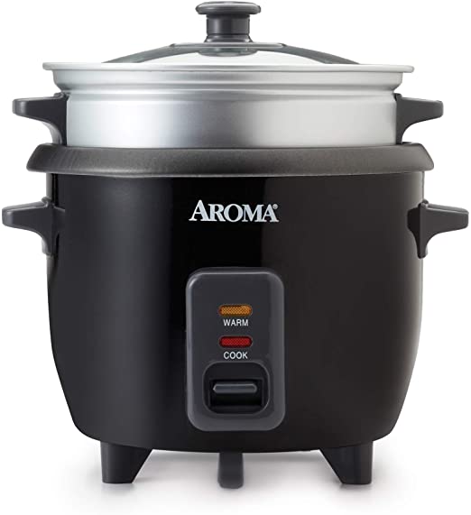 Photo 1 of Aroma Housewares ARC-363-1NGB 3 Uncooked/6 Cups Cooked Rice Cooker, Steamer, Multicooker, 2-6 cups, Silver
