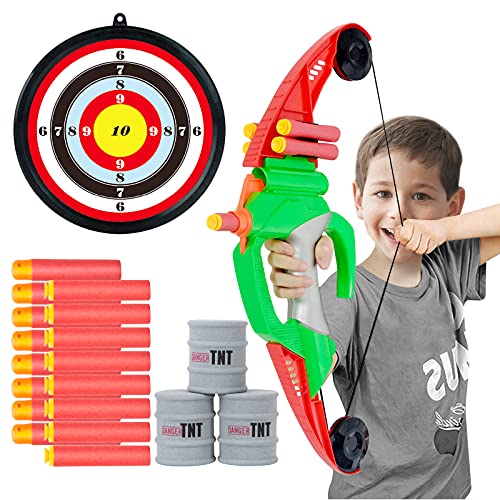 Photo 1 of HIDMED Bow and Arrow for Kids Outdoor Toys for Boys Ages 4-10 Archery Set