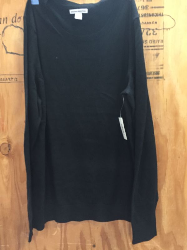 Photo 1 of Amazon Essentials Women's Lightweight  Sweater, Black, Size X-Large
