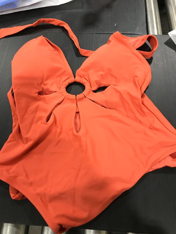 Photo 2 of Aurora Cut-Out O-Ring One Piece Swimsuit
size large