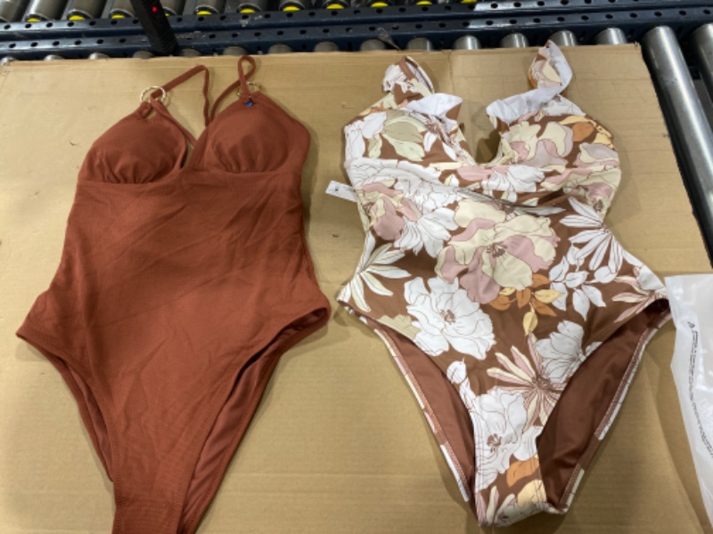 Photo 1 of (L) 2 PACK BATHING SUITS 