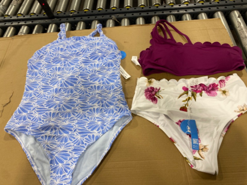 Photo 3 of (L) 2 PACK BATHING SUITS 