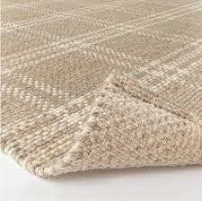 Photo 1 of Size 5'x7' Cottonwood Hand Woven Plaid Wool/Cotton Area Rug Neutral - Threshold™ designed with Studio McGee
