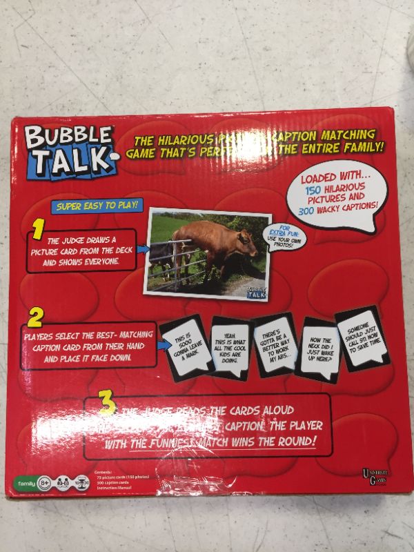 Photo 2 of  University Games Bubble Talk - Ages 8+ | 3-8 players