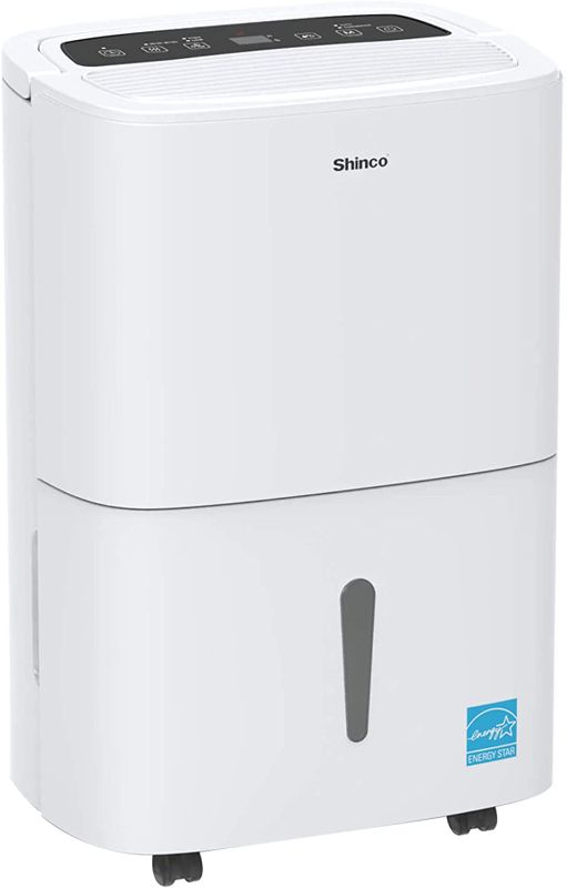 Photo 1 of Shinco 3000 Sq.Ft Energy Star Dehumidifier for Medium to Large Rooms and Basements - Quiet Remove Moisture & Control Humidity