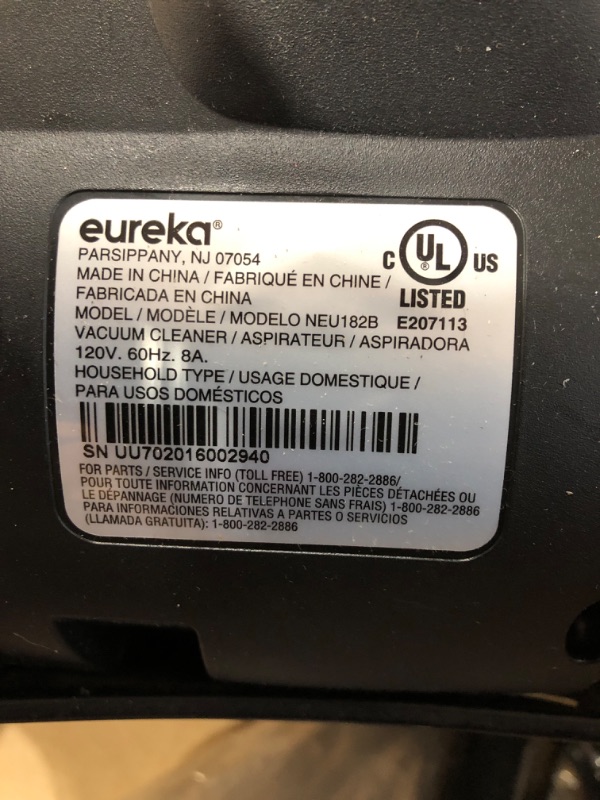 Photo 3 of Eureka NEU182B PowerSpeed Bagless Upright Vacuum Cleaner, Purple
