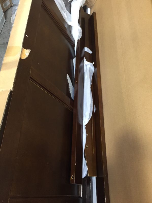 Photo 1 of Atlantic Furniture Madison Headboard, Queen, Walnut, AR286844
