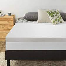 Photo 1 of 4-Inch Memory Foam Mattress Topper, Queen