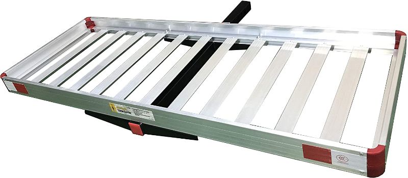 Photo 1 of MaxxHaul 60" x 22" Aluminum Cargo Carrier Rack Basket for Luggage for SUV Truck Car Van - 500 lbs. Capacity
