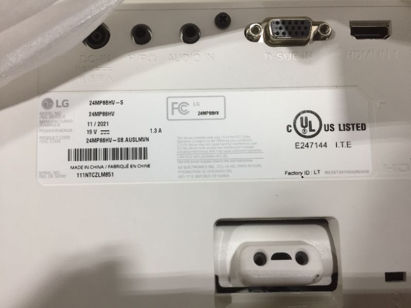 Photo 6 of LG Electronics 24 Class Full HD IPS LED Neo Blade III Monitor - 1920 X [Silver]

