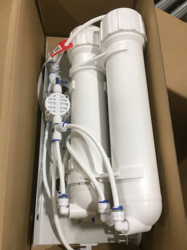 Photo 2 of AquaticLife 5-Stage 200 GPD Hydroponic Reverse Osmosis Water Filtration System RO Filter Unit, High Efficiency