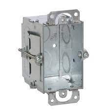 Photo 1 of 1-Gang Electrical Switch Box with Plaster Ears (30+ pieces)