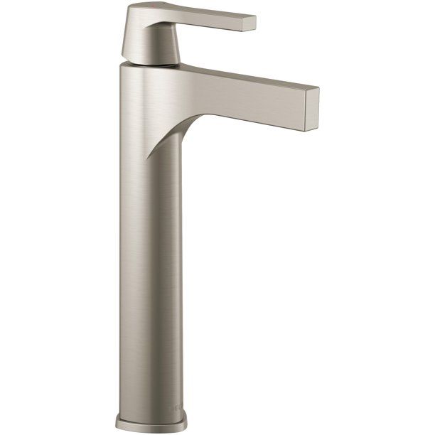 Photo 2 of Delta Zura Single Handle Vessel Bathroom Faucet, Stainless

