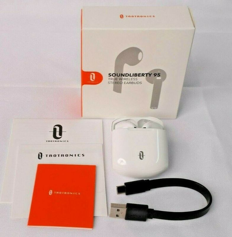 Photo 1 of TaoTronics SoundLiberty 95 True Wireless Stereo Earbuds TT-BH095 White
