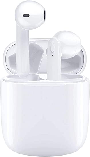 Photo 1 of I18 TWS Wireless Earbuds White High-Quality Performance and Design
