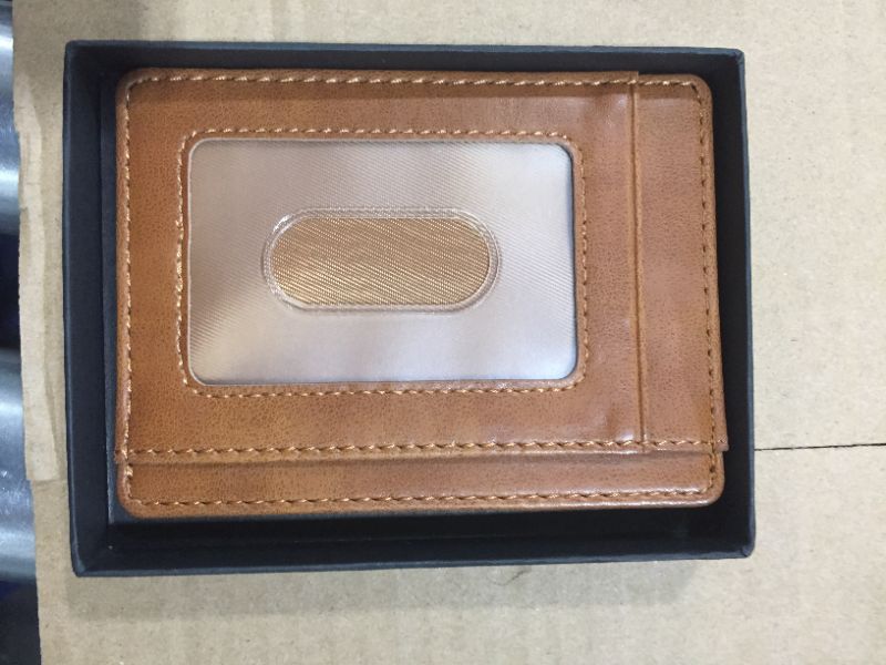 Photo 2 of memory gift, Slim Wallet Card Holder To Husband, Best Anniversary Gifts, Valentine, Father's day gifts To Him, Husband, Husband's Wallet, Men's Wallet, Slim Cardholder to Husband, Birthday Gifts
