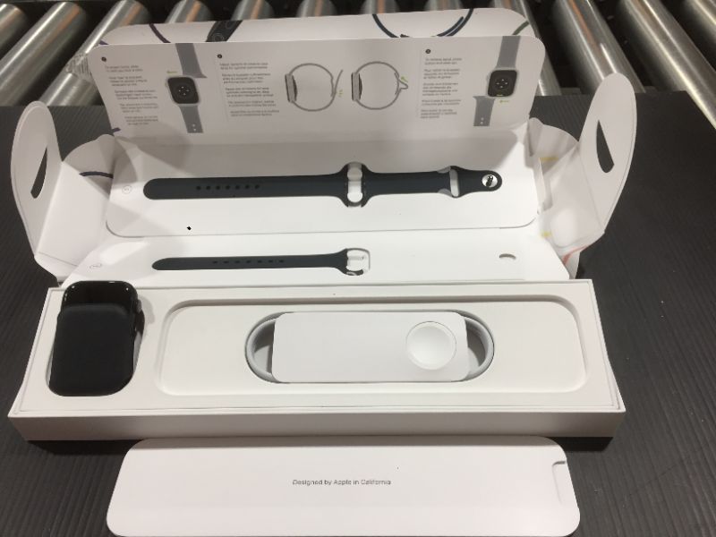 Photo 9 of Apple Watch Series 7 [GPS 41mm] Smart Watch w/ Midnight Aluminum Case with Midnight Sport Band. Fitness Tracker, Blood Oxygen & ECG Apps, Always-On Retina Display, Water Resistant
