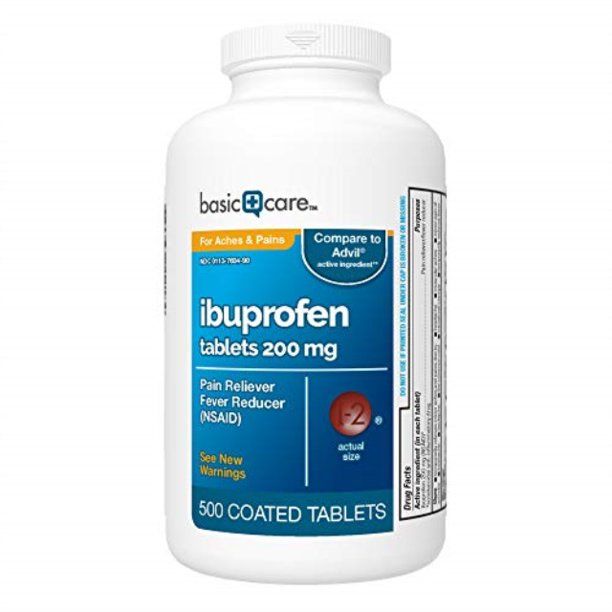 Photo 1 of Basic care Ibuprofen tablets, 500 count
