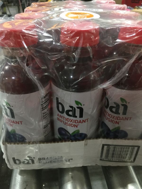 Photo 2 of Bai Gluten-Free, Brasilia Blueberry, Antioxidant Infused Drink, 18 Fl Oz, 12 Pack Bottles [EXP 9-2021]
