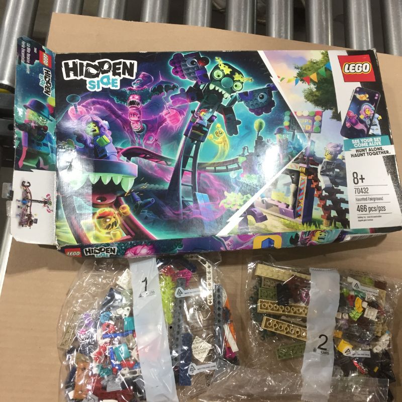 Photo 2 of LEGO Hidden Side Haunted Fairground 70432 Popular Ghost-Hunting Toy, Cool Augmented Reality Set for Kids, New 2020 (466 Pieces)