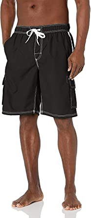 Photo 1 of Kanu Surf Men's Barracuda Swim Trunks (Regular & Extended Sizes)
