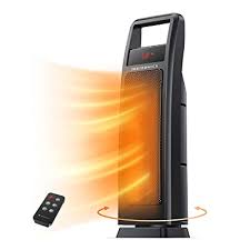 Photo 1 of TaoTronics Dual PTC 1500W Portable Electric Heater, Small Fast Quiet Tower Oscillating Ceramic Heater for Indoor,Office,Desk and Bedroom with adjustable Thermostat, Remote Control