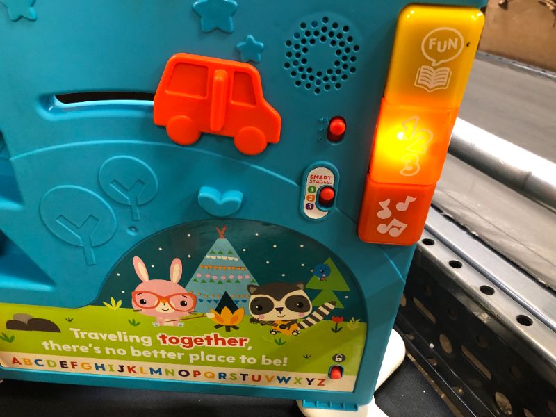 Photo 5 of Fisher-Price Sit-to-Stand Giant Activity Book, Electronic Learning Toy and Activity Center for Infants and Toddlers Ages 6 Months to 3 Years